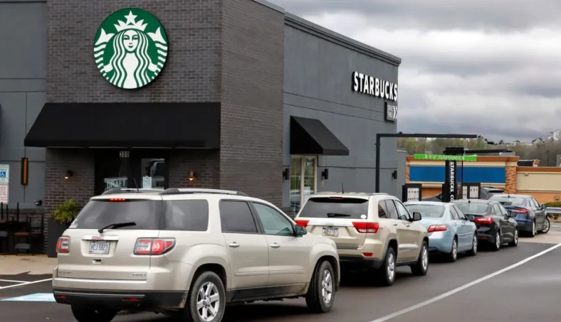 starbucks drive thru