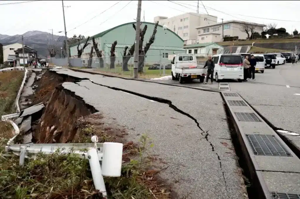 japan earthquake effects on road & highways